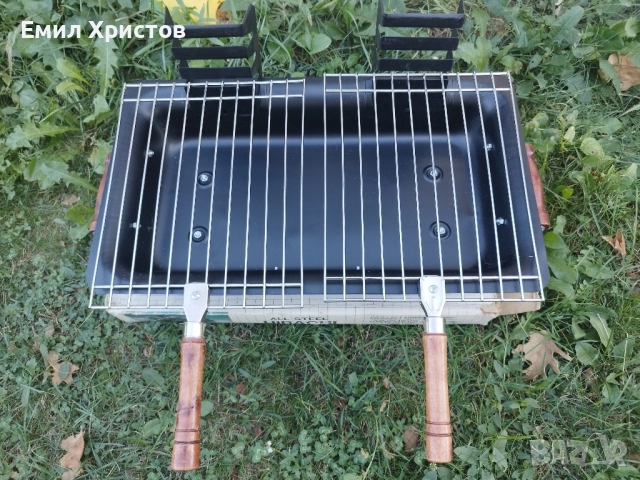 Преносима скара хибачи, изработена изцяло от стомана. , снимка 4 - Барбекюта - 51618974