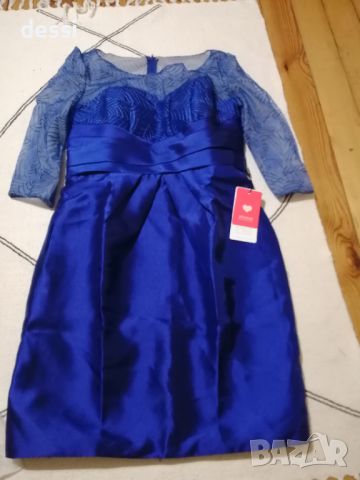 Синя рокля , снимка 1 - Рокли - 45965496