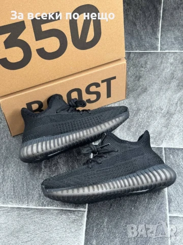 Adidas Yeezy Boost 350 V2 Дамски Черни Маратонки👟Дамски Спортни Обувки В Черен Цвят Код E585, снимка 3 - Маратонки - 50913133