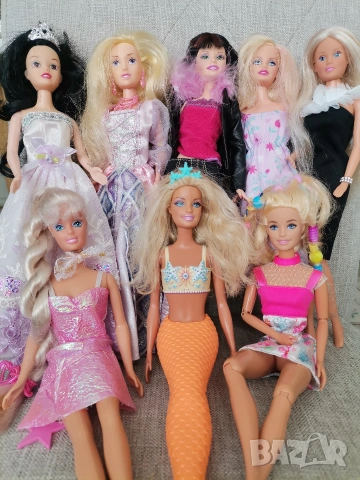 ВСИЧКО 20 Евро! Лот 8 кукли Барби, Стефи, Дисни с дрехи – ниска цена!, снимка 2 - Кукли - 54099951