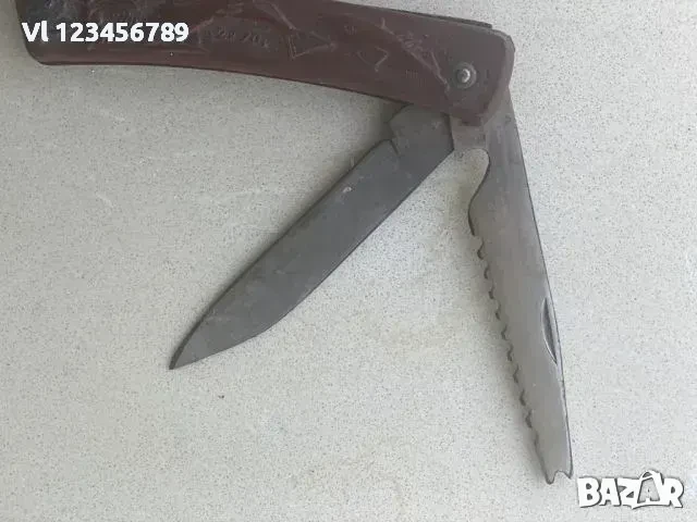 Рибарски сгъваем нож СССР- 90 х 200, снимка 2 - Ножове - 50803860