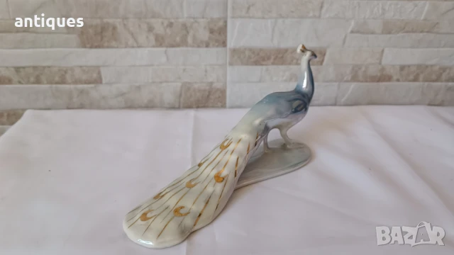 Порцеланова фигура - ПАУН - ИЗИДА - Българско производство, снимка 4 - Антикварни и старинни предмети - 50984676