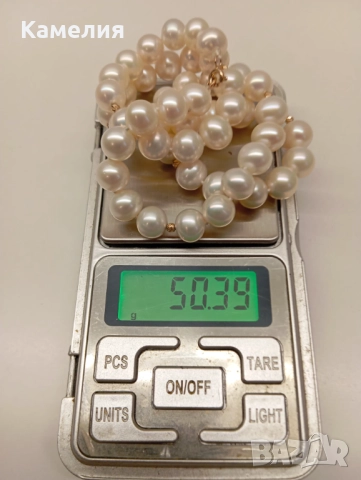 Огърлица с перли , снимка 6 - Колиета, медальони, синджири - 52347713