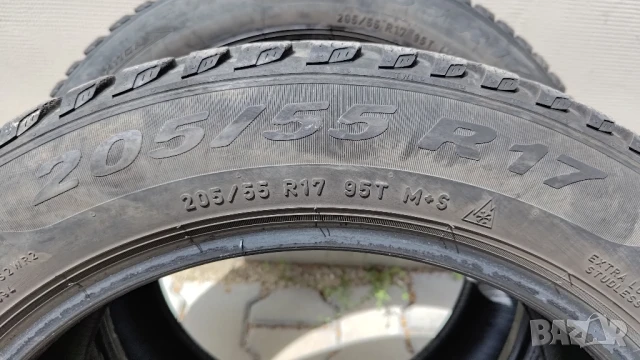 4бр Зимни гуми Pirelli 205/55/R17, снимка 4 - Гуми и джанти - 50670458