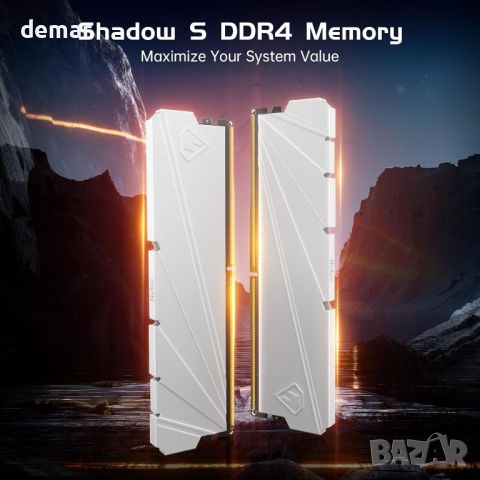 Netac DDR4 3200MHz 32GB (2 X 16GB) 2-в-1 RAM памет за настолен компютър DRAM комплект C16 XPM2.0, снимка 2 - RAM памет - 45902636