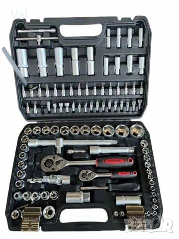 Професионален комплект гедоре 108 Части KRAFTROYAL 2060N, снимка 7 - Гедорета - 53715746