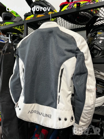 Дамско Текстилно мото яке ADRENALINE MESHTEC 2.0 GREY/WHITE 38 S-M 107.57 лв. / 55 €, снимка 7 - Аксесоари и консумативи - 53731396