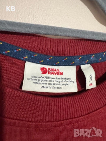 Fjallraven Mens Vardag Sweater Red Oak., снимка 3 - Блузи - 52135962