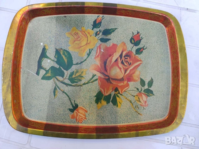 винтидж метални табели подноси от 1970 години, снимка 4 - Антикварни и старинни предмети - 53746360