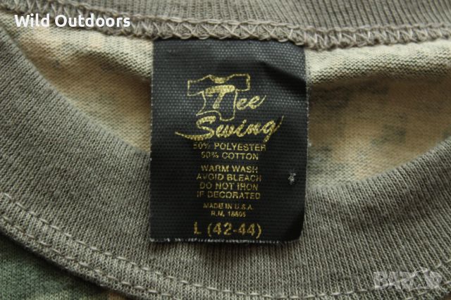 TEE SWING - камуфлажна тениска, размер L, снимка 3 - Екипировка - 45559177