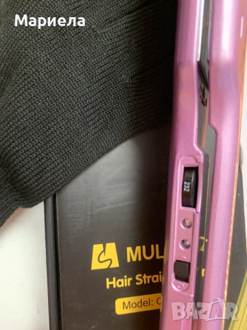 Преса за коса с титаниеви плочи / Преса с широки плочи 232°С, снимка 8 - Преси за коса - 51676849