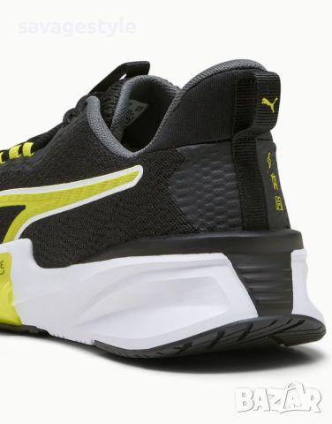 Унисекс маратонки PUMA Power Frame Training Shoes Black/Yellow, снимка 6 - Маратонки - 45760322