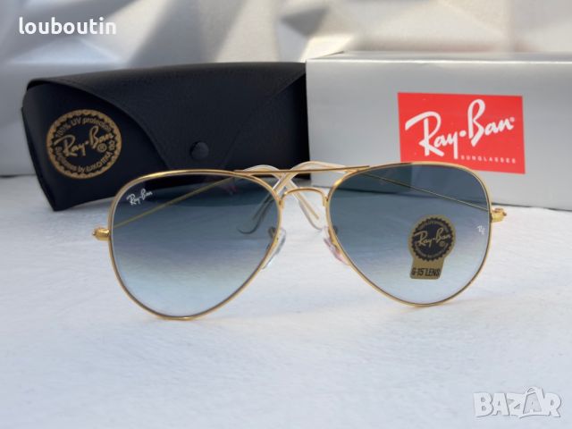 Ray-Ban RB3025 висок клас унисекс слънчеви очила Рей-Бан дамски мъжки минерално стъкло, снимка 6 - Слънчеви и диоптрични очила - 45276651