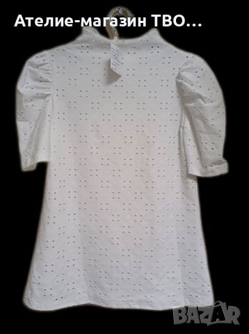 Блуза къс ръкав-М,L, снимка 2 - Корсети, бюстиета, топове - 46410789