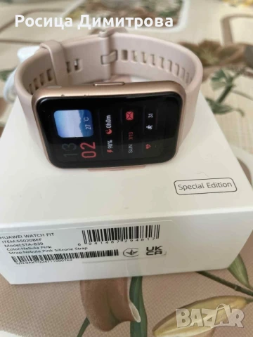 Смарт часовник HUAWEI WATCH FIT, снимка 5 - Смарт гривни - 51004380