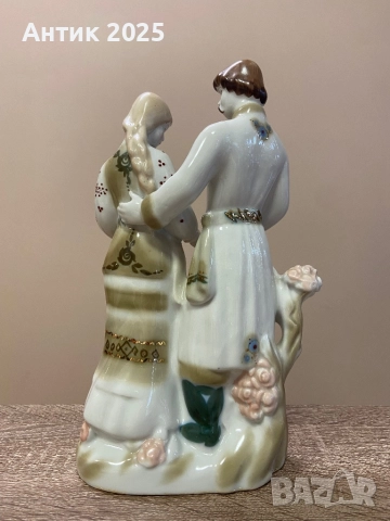 Порцеланова фигурка „Невеста“ – Полонне, винтидж СССР, снимка 3 - Антикварни и старинни предмети - 52410909