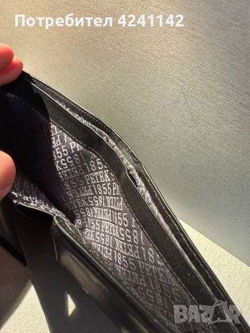 Мъжки портфейл Petek 1885 / черен /, снимка 5 - Портфейли, портмонета - 52597091