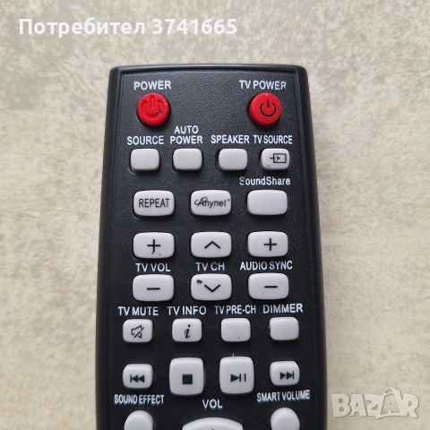 Дистанционно за Soundbar Samsung AH59-02547B, снимка 2 - Аудиосистеми - 53886188