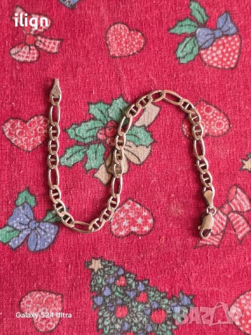 Сребърна гривна. 21см. Цена 29,99лв. За Севлиево безплатна доставка., снимка 3 - Колиета, медальони, синджири - 50908645