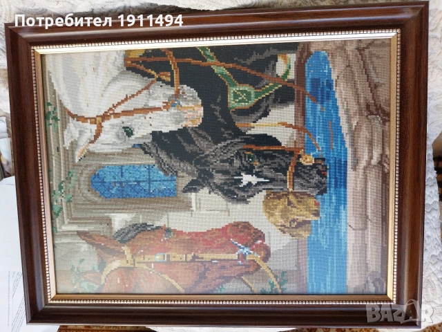 Гоблен "Молитва",за кухнята и без рамки, снимка 13 - Други стоки за дома - 24047369
