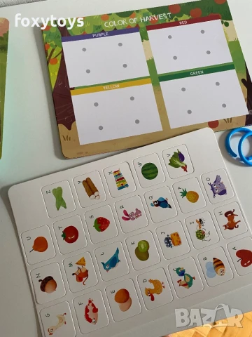 Образователна книга Ферма с дидактични игри, снимка 12 - Образователни игри - 51195526