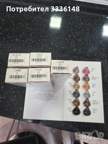 Боя за тониране с терапия , снимка 5 - Продукти за коса - 52138376