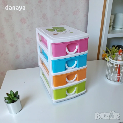 6322 Мини органайзер за бюро с 4 чекмеджета, снимка 6 - Органайзери - 53076674