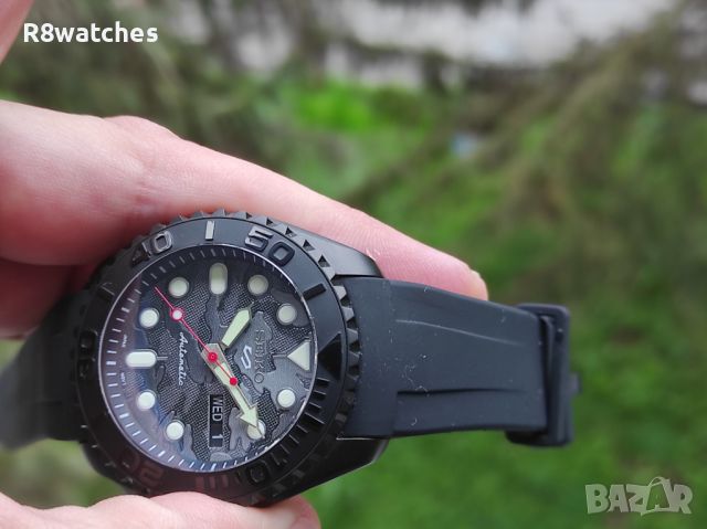 Seiko mod Cammo dial, снимка 2 - Мъжки - 45596757