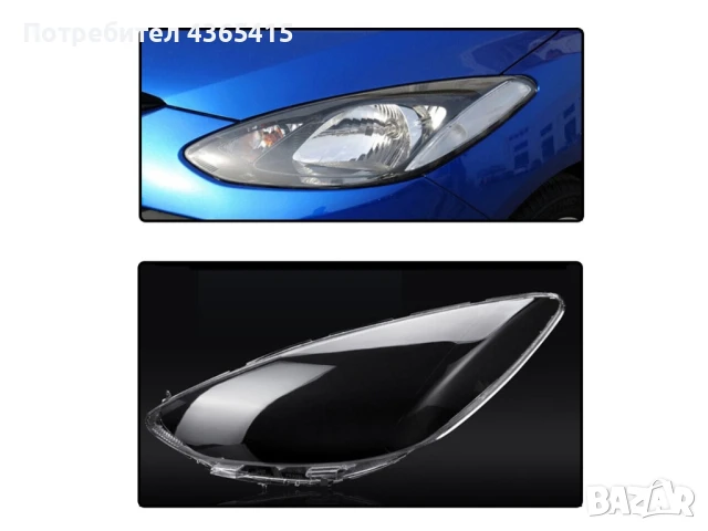 Стъкла за фарове на Mazda 2 MK2 (2007-2014), снимка 5 - Аксесоари и консумативи - 50904046