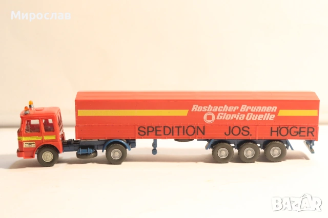 WIKING H0 1/87 MAN KАМИОН РЕТРО МОДЕЛ TIR, снимка 2 - Колекции - 53732618