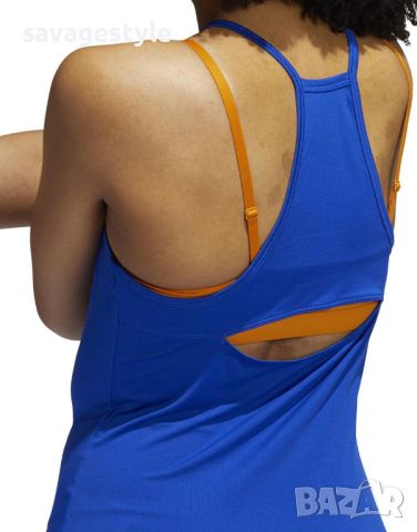 Дамски потник ADIDAS Performance Training Tank Blue, снимка 4 - Потници - 46425380