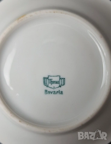 Порцеланова чаша за кафе и чинийка - Thomas, Bavaria, снимка 5 - Чаши - 53724723