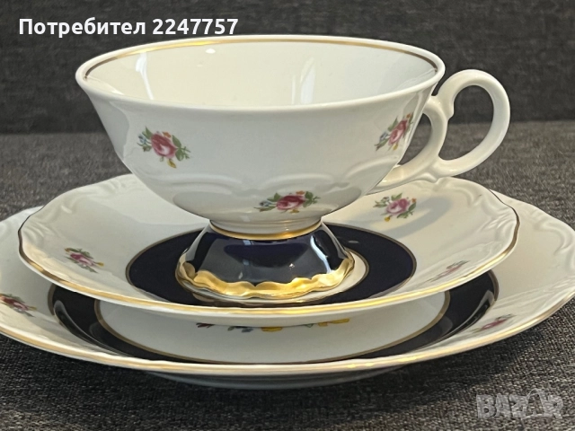 Троен сет порцелан Weimar Katharina , снимка 4 - Антикварни и старинни предмети - 51591912