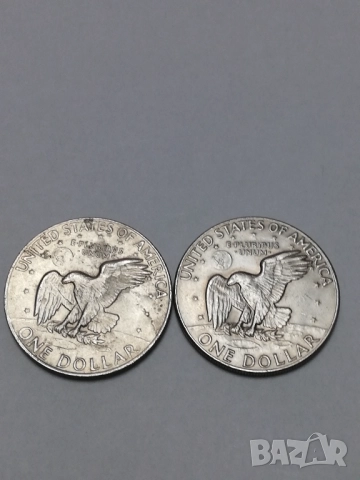 лот 1 долар Айзенхауер-1977 г, снимка 4 - Нумизматика и бонистика - 52587690