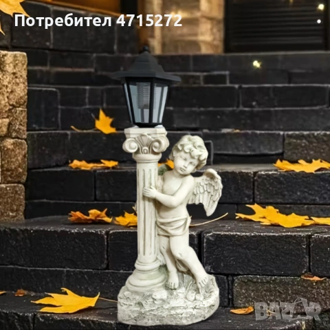 Соларна лампа ангел - елегантна декорация за всеки двор, снимка 2 - Соларни лампи - 53734585
