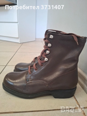Нови офицерски кожени кубини от Соца 43, снимка 8 - Мъжки ботуши - 53932015