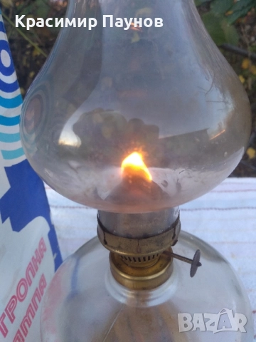 Спиртна лампа ОТК 85 г. Работеща ., снимка 7 - Декорация за дома - 52620423