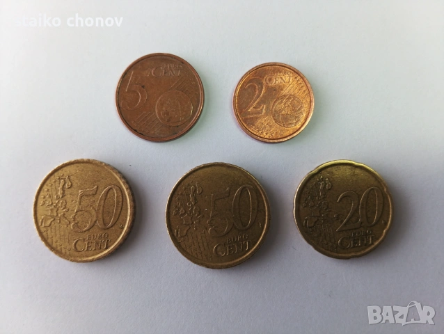 Евро монети, снимка 2 - Нумизматика и бонистика - 53450137