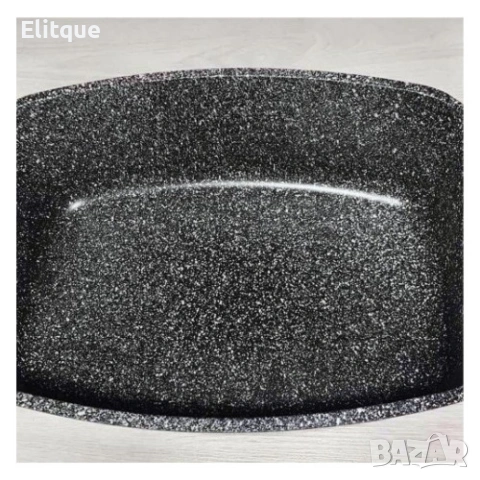 Ростер Goldman с мраморно покритие – правоъгълен съд с капак, 5.5 л и 6.6 л, снимка 4 - Печки, фурни - 53022497