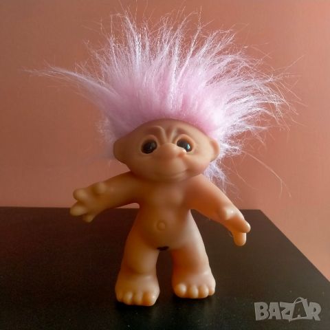 Играчка Кукла Трол Troll Thomas Dam Denmark 1984 6", снимка 4 - Колекции - 46759497