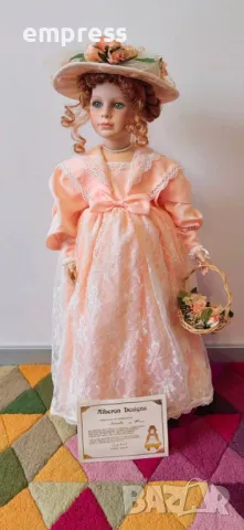 Порцеланова кукла Alberon - Nannet  с оригинална кутия и документи , снимка 4 - Колекции - 50330622