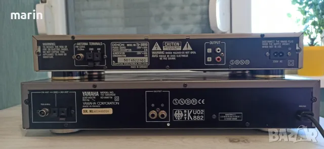 тунери Denon tu380rd и Yamaha tx580rds, снимка 5 - Ресийвъри, усилватели, смесителни пултове - 48086968