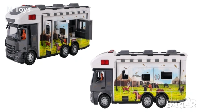 Камион за коне с дистанционно управление , снимка 2 - Коли, камиони, мотори, писти - 54048166