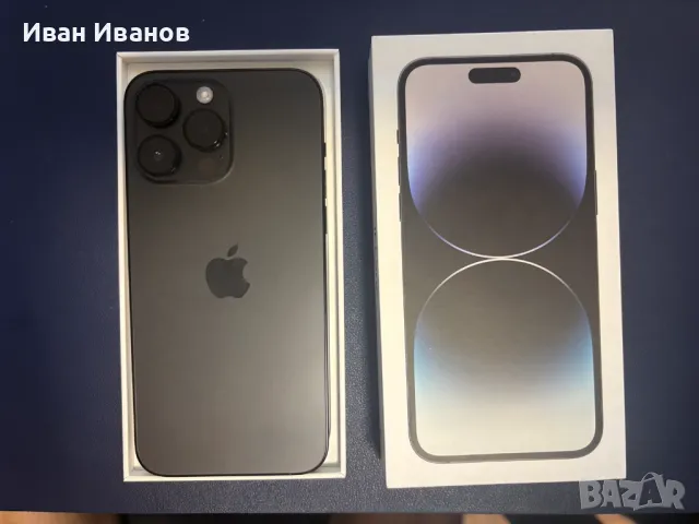 IPHONE 14 pro max 91% батерия - Black 128GB с гаранция, снимка 2 - Apple iPhone - 48646057