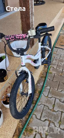 Детски велосипед с метална рамка за Момичета на възраст 5+, снимка 1