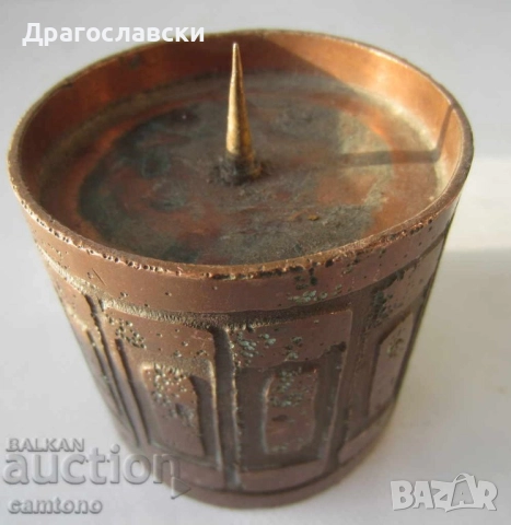 Стари свещници различни: метални свещници, свещник, метал, елха за стена, снимка 11 - Декорация за дома - 28873263