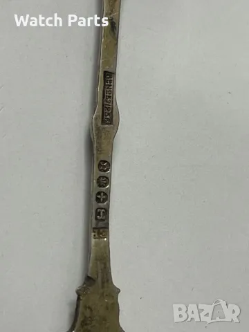 Сребърна виличка и лъжичка, снимка 8 - Антикварни и старинни предмети - 49892311