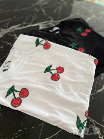 памучни дамски тениски , снимка 4 - Тениски - 50580199