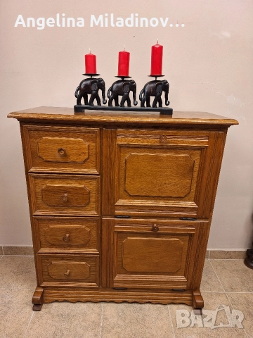 Шкаф за обувки дъб