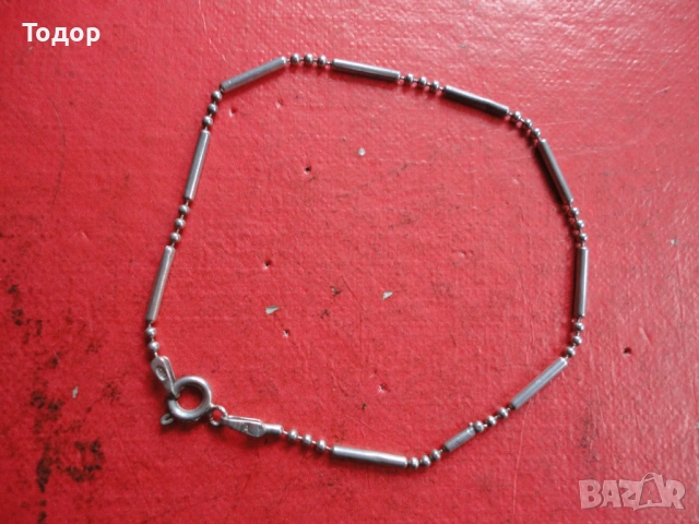 Италианска сребърна гривна 925, снимка 2 - Гривни - 54080437